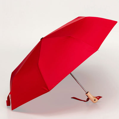 Tomato Red Eco-Friendly Compact Duck Umbrella