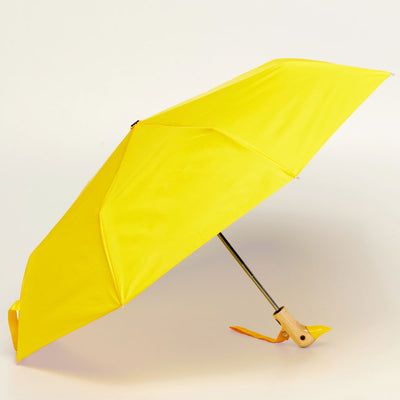 Yellow Eco-Friendly Compact Duck Umbrella