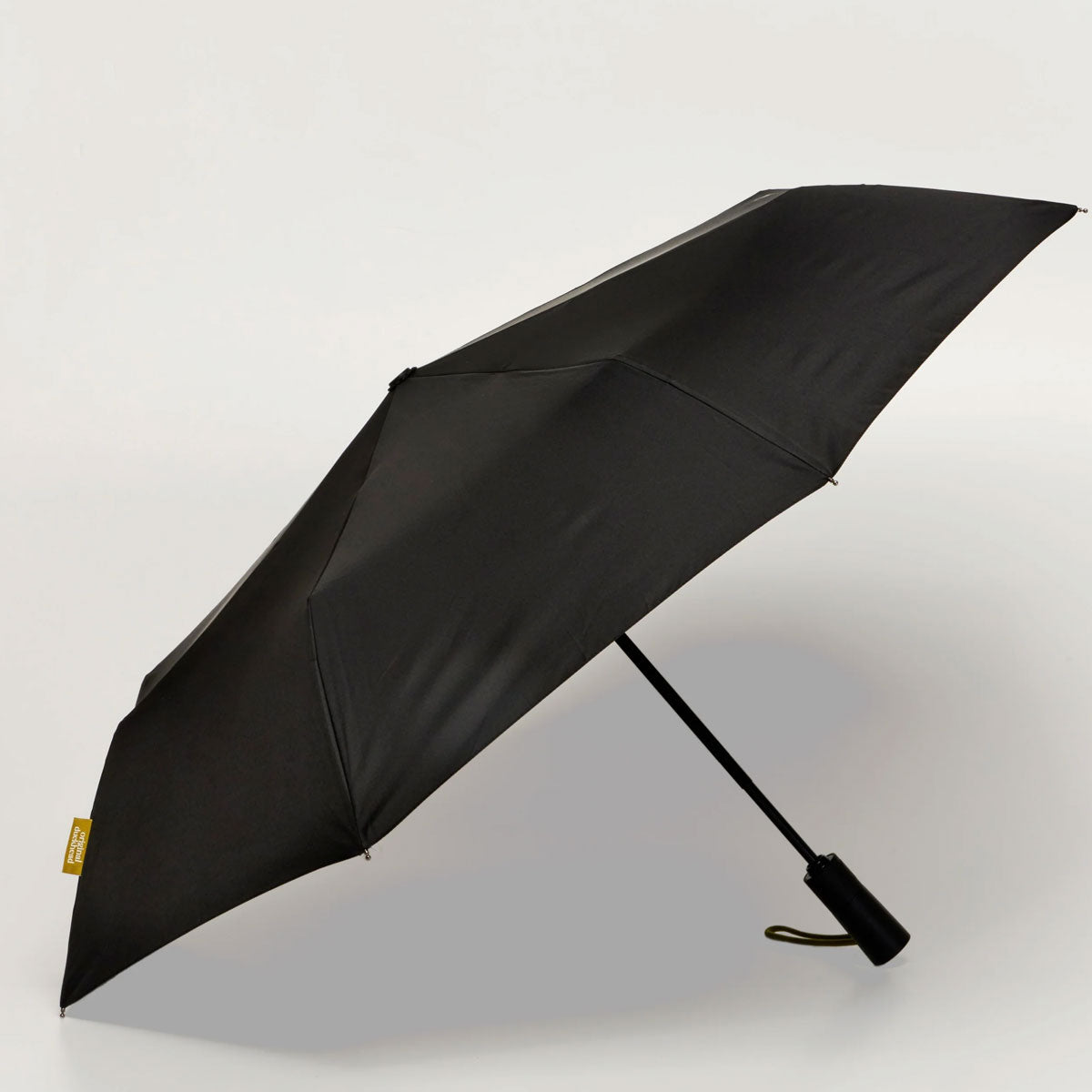 Black Daily Compact Umbrella with Automatic Open-Close Function