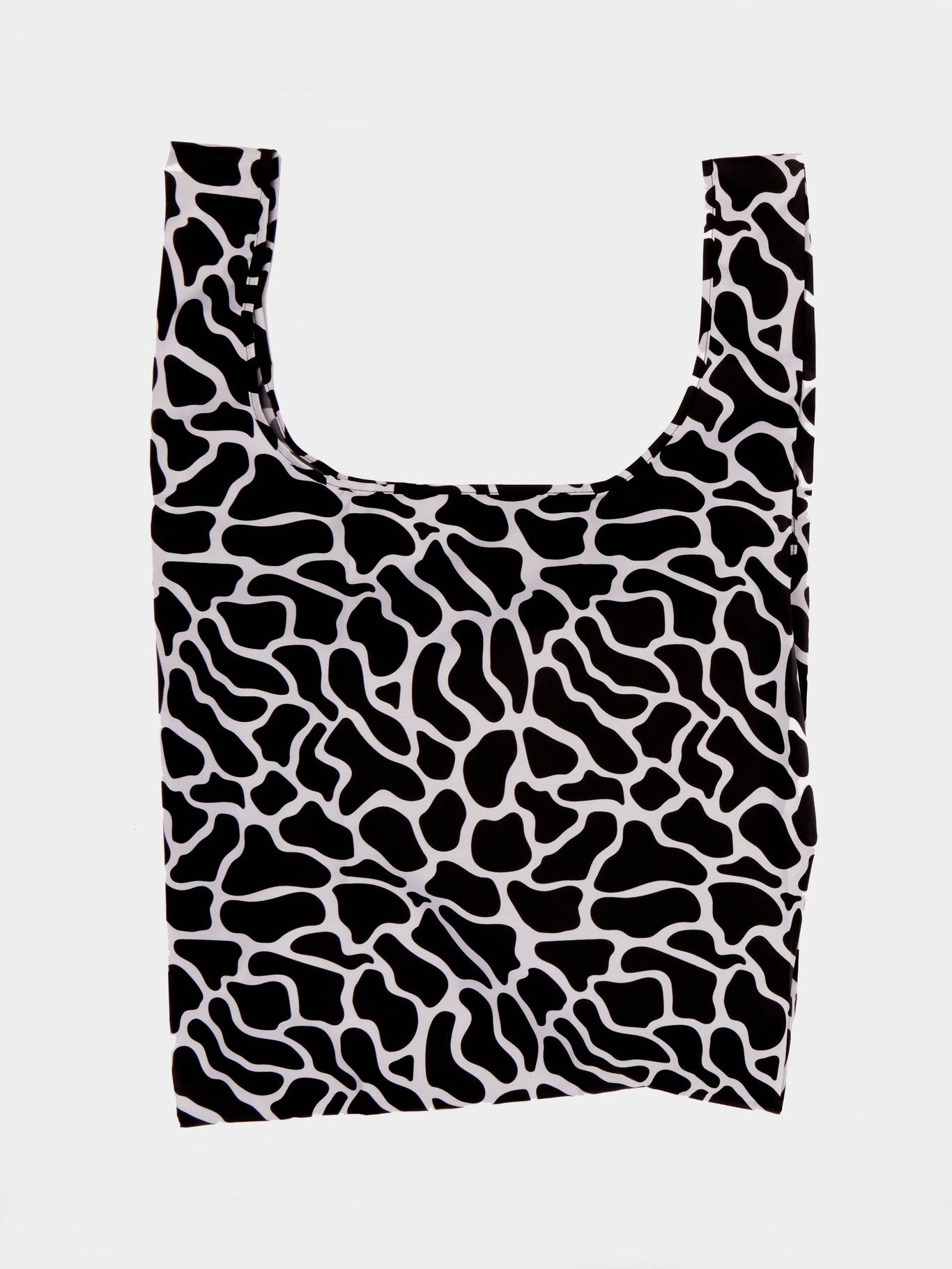 Black & White Ripples Reusable Bag