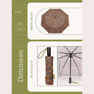 Coffee Ripples Compact Umbrella with Automatic Open-Close Function - Original Duckhead