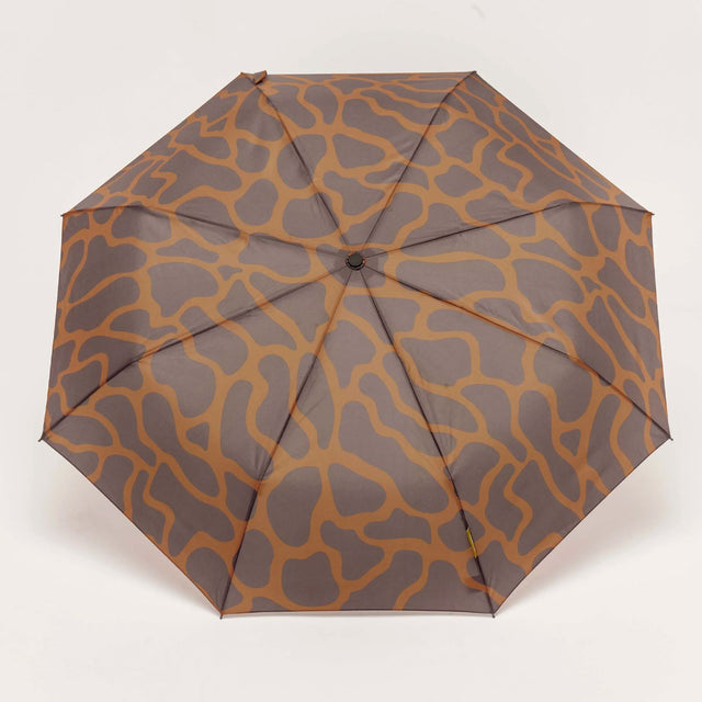 Coffee Ripples Compact Umbrella with Automatic Open-Close Function