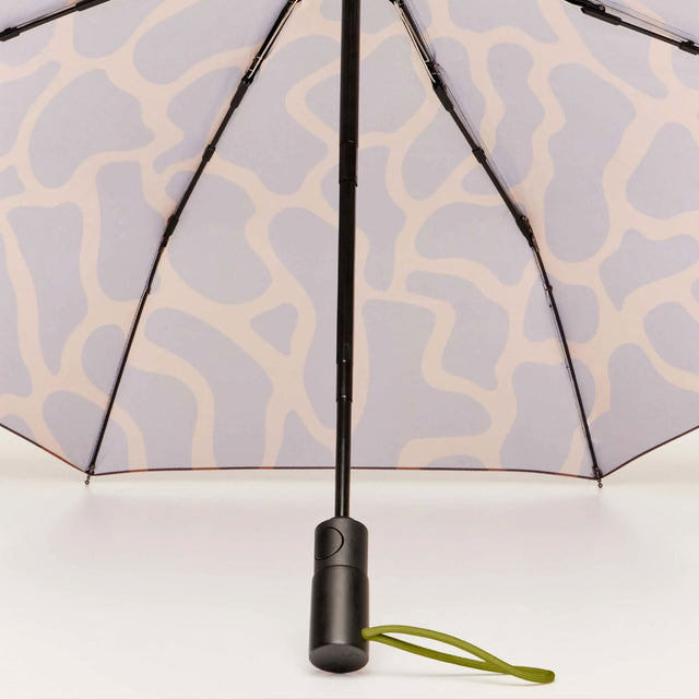 Coffee Ripples Compact Umbrella with Automatic Open-Close Function