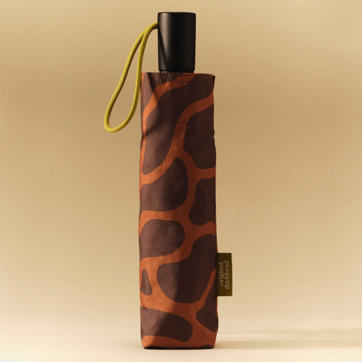 Coffee Ripples Compact Umbrella with Automatic Open-Close