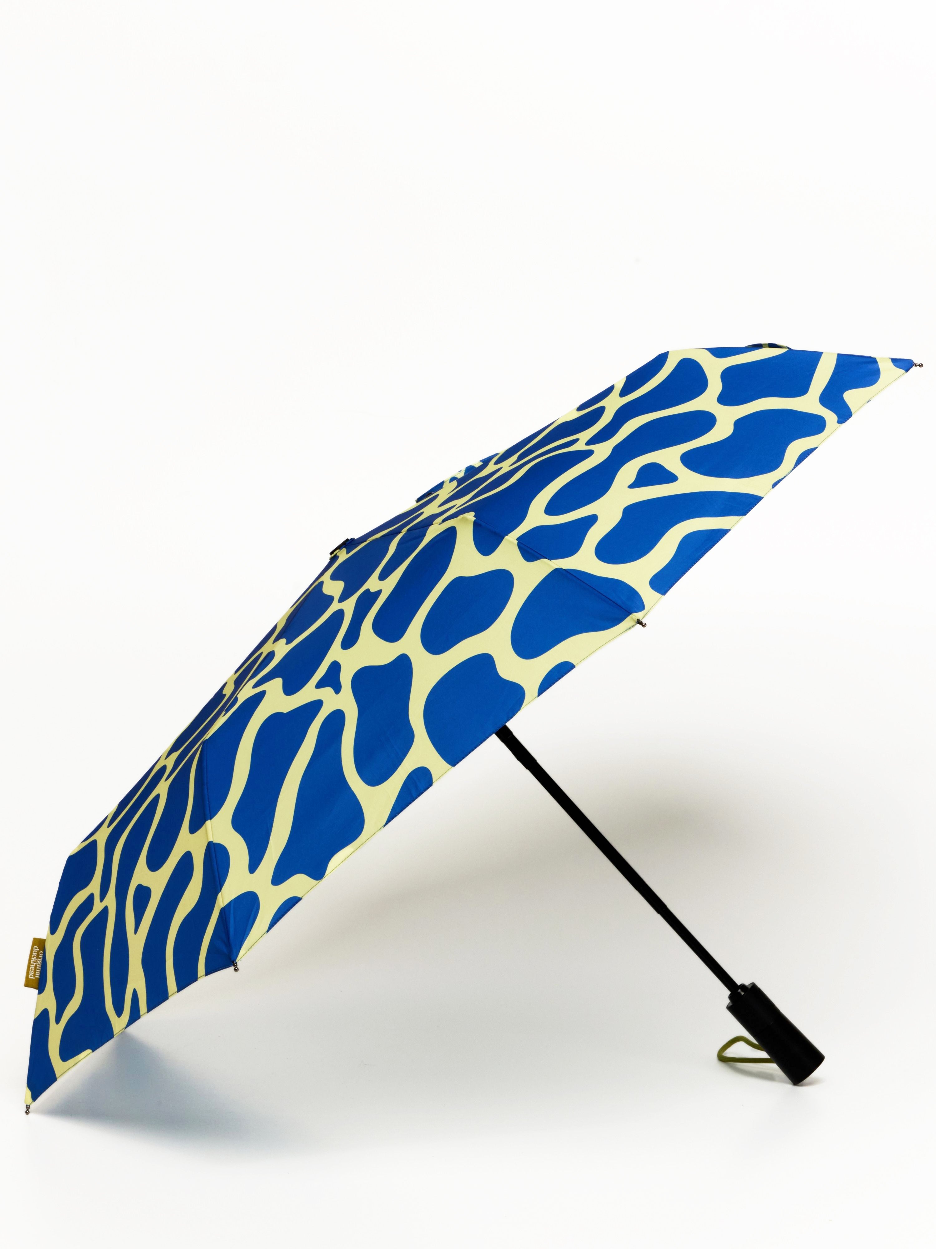 Blue Ripples Daily Compact Straight Umbrella | Original Duckhead