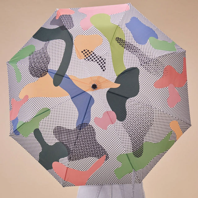 Dots Eco-Friendly Compact Duck Umbrella