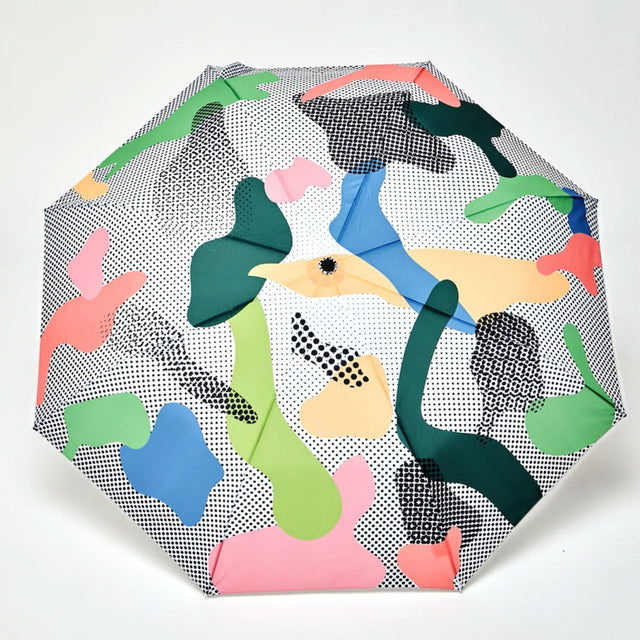 Dots Eco-Friendly Compact Duck Umbrella