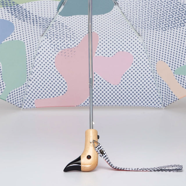 Dots Eco-Friendly Compact Duck Umbrella