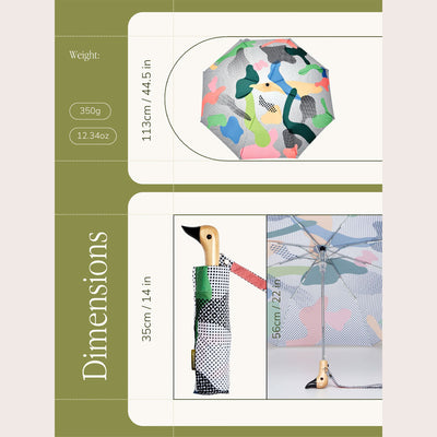 Dots Eco-Friendly Compact Duck Umbrella - Original Duckhead