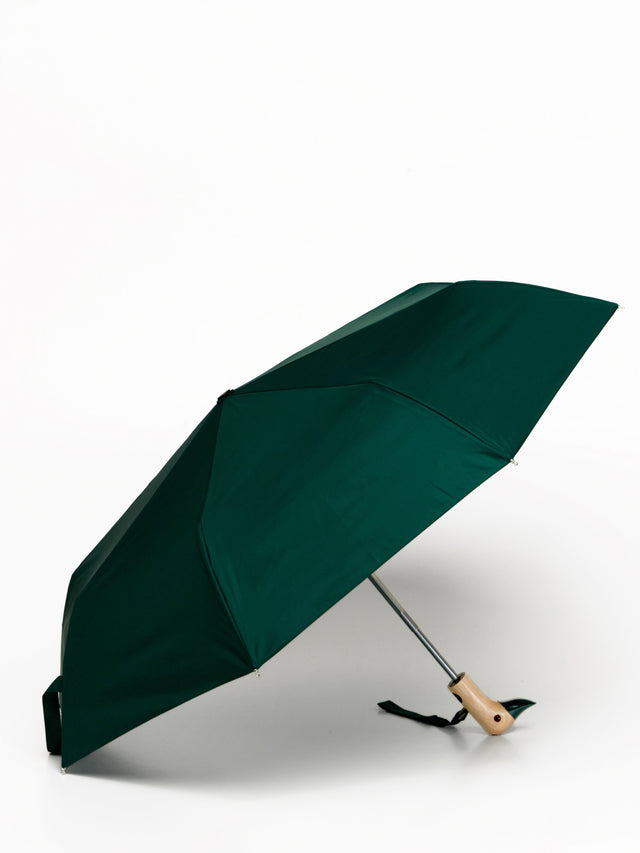 Forest Green Compact Duck Umbrella