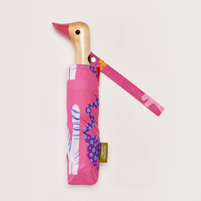 Fuchsia Arty Cats Duck Umbrella - Original Duckhead