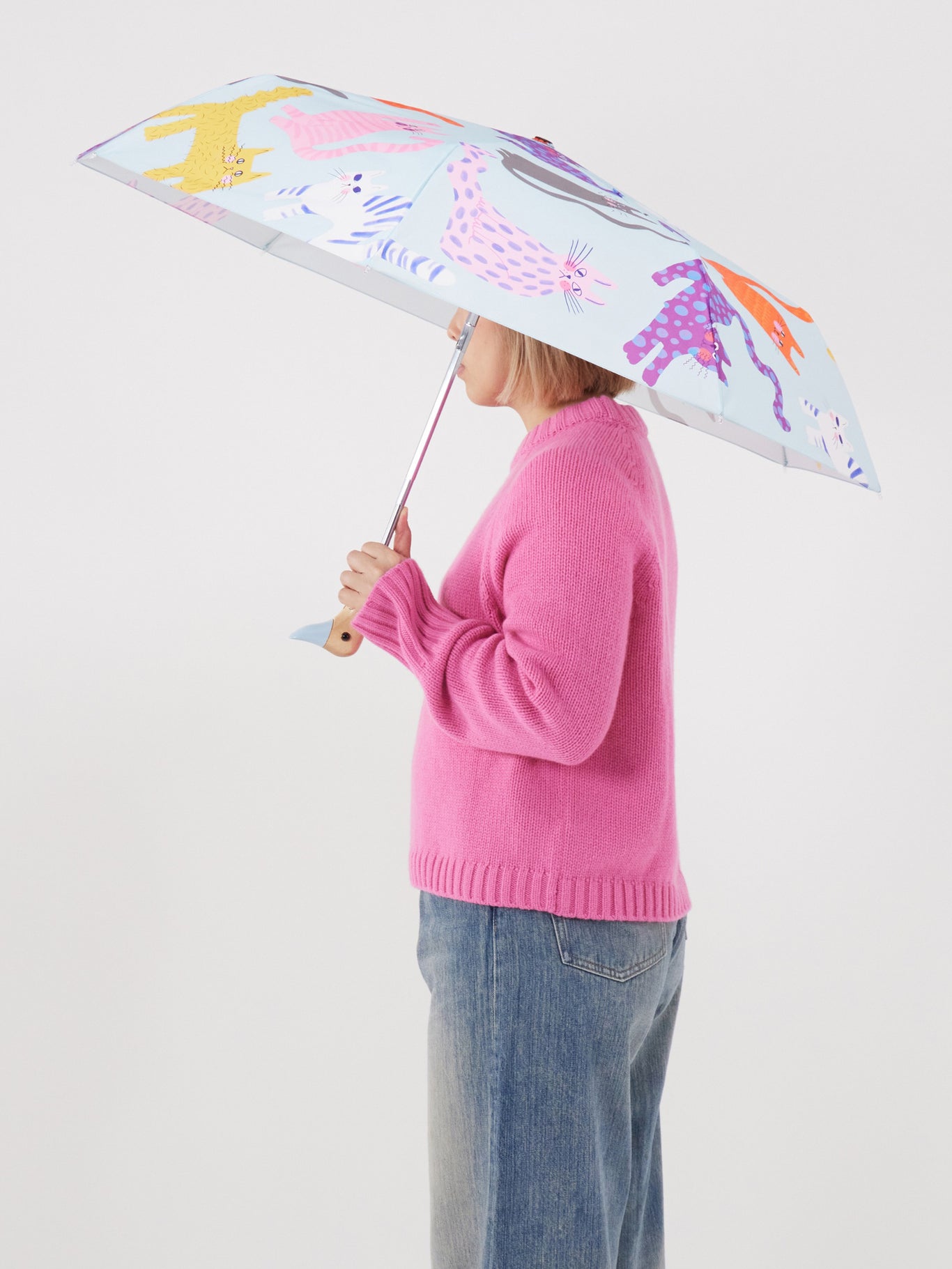 Ice Arty Cats Duck Umbrella