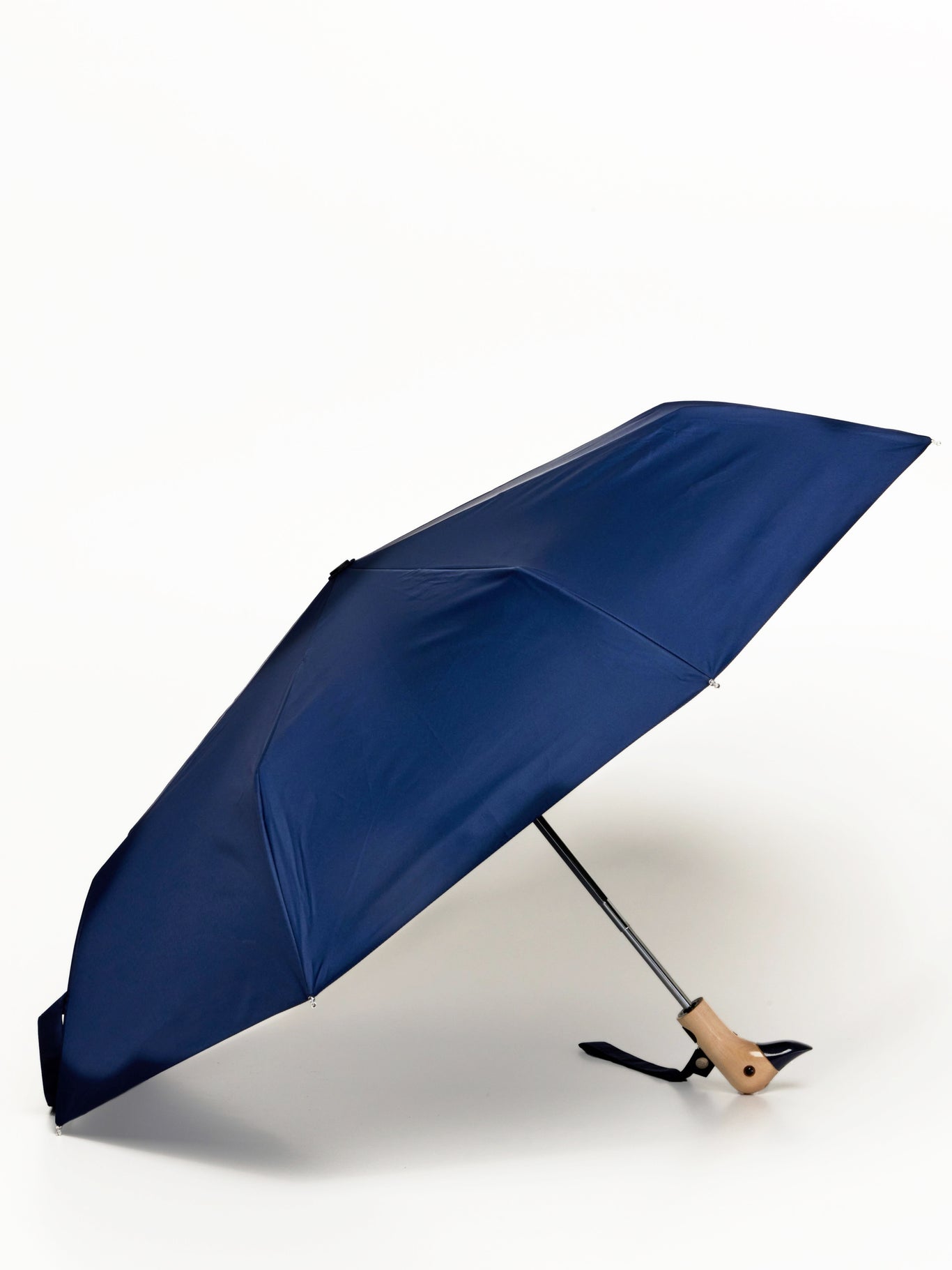 Navy Eco-Friendly Compact Duck Umbrella
