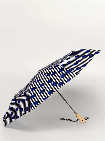 Polkastripe Eco-Friendly Compact Duck Umbrella