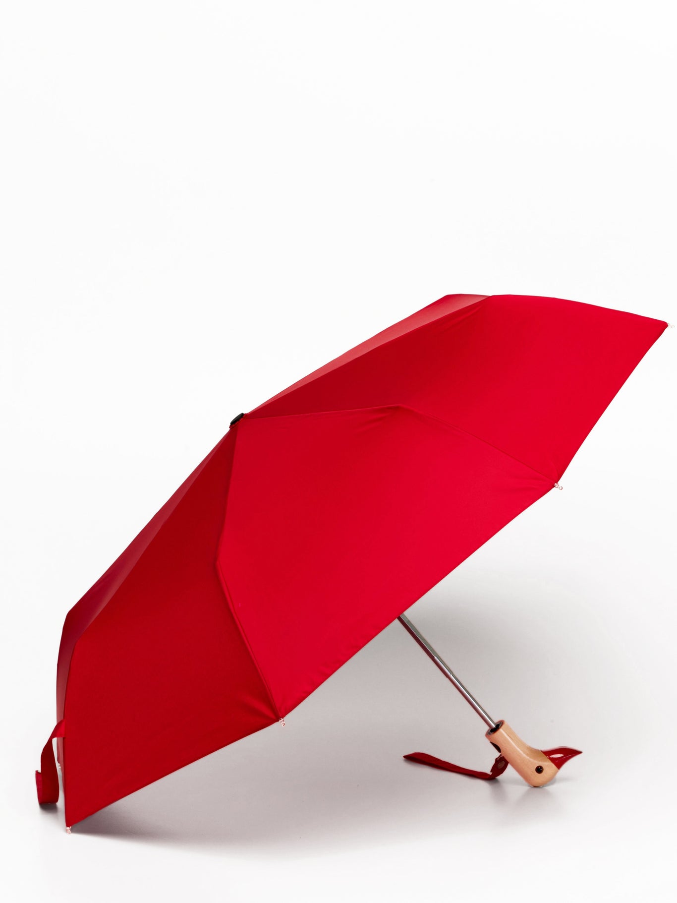 Red Eco-Friendly Compact Duck Umbrella