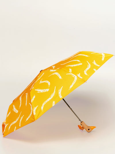 Saffron Brush Eco-Friendly Compact Duck Umbrella