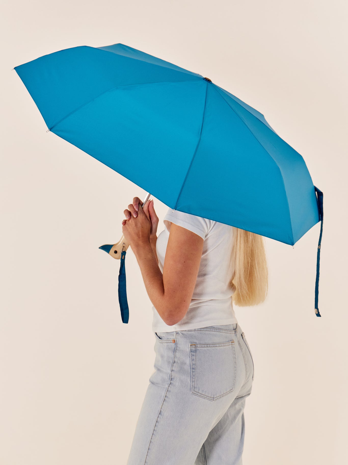 Teal Duck Umbrella