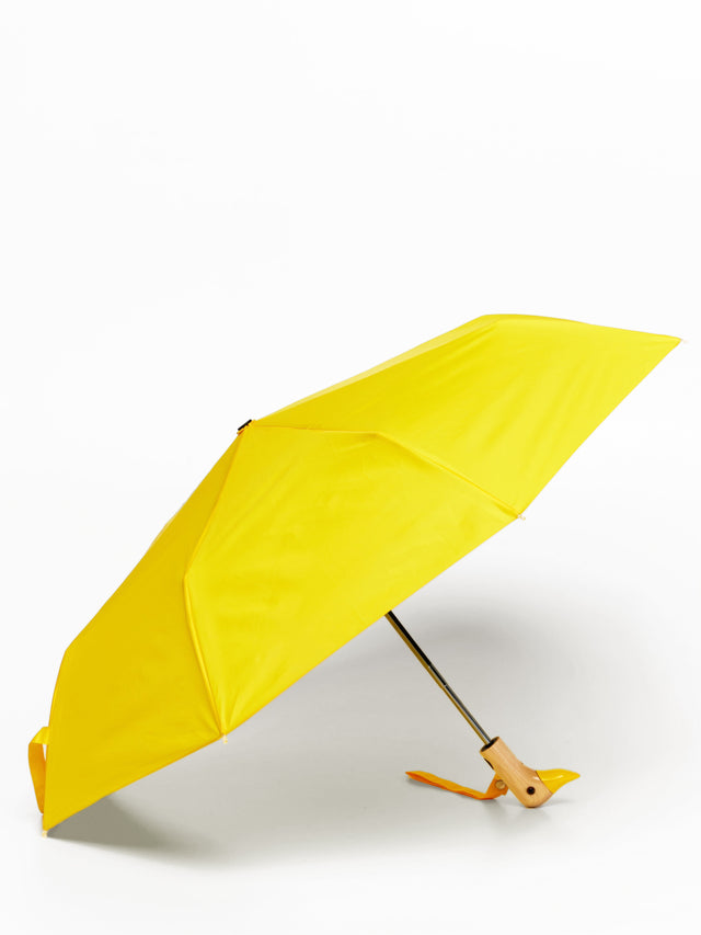 Yellow Eco-Friendly Compact Duck Umbrella