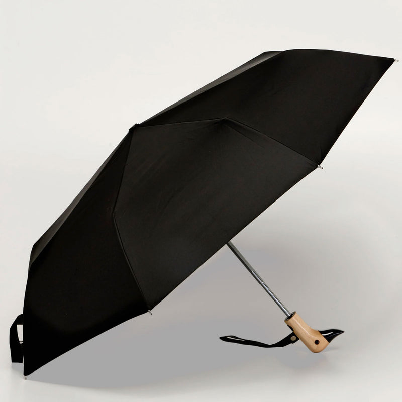 Black Eco-Friendly Compact Duck Umbrella - Original Duckhead