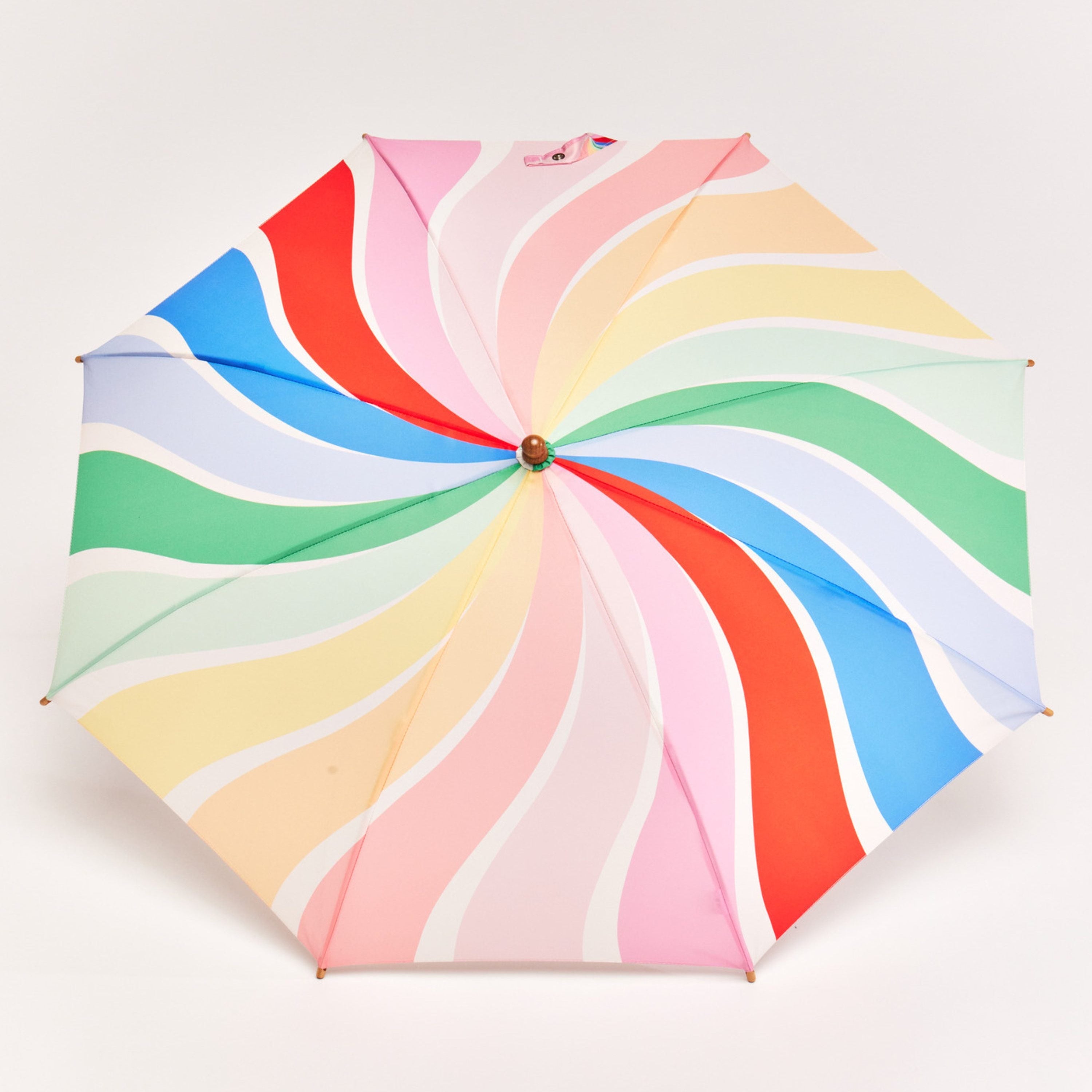 Rainbow Stripes Duckling Umbrella - Meri Meri - Original Duckhead