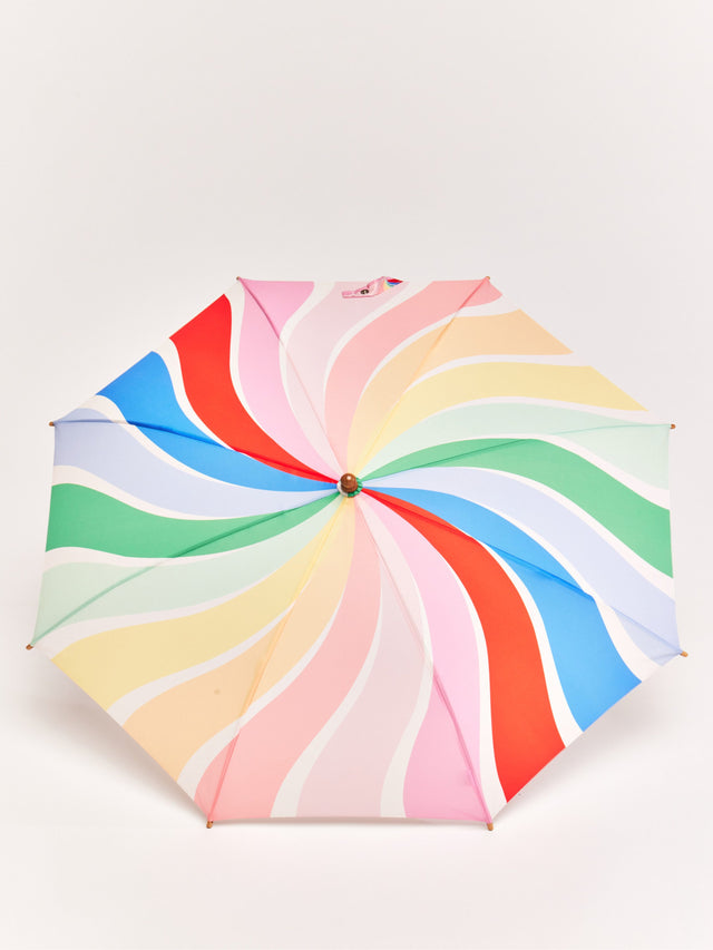 Rainbow Stripes Duckling Umbrella - Meri Meri - Original Duckhead
