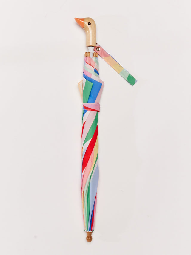 Rainbow Stripes Duckling Umbrella - Meri Meri - Original Duckhead