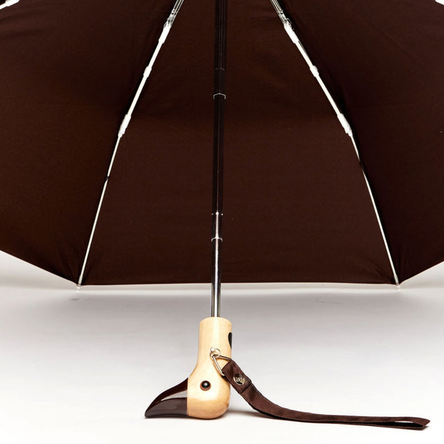 Espresso Compact Duck Umbrella