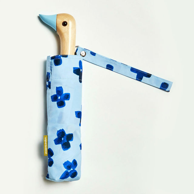 Floral Rain Eco-Friendly Compact Duck Umbrella