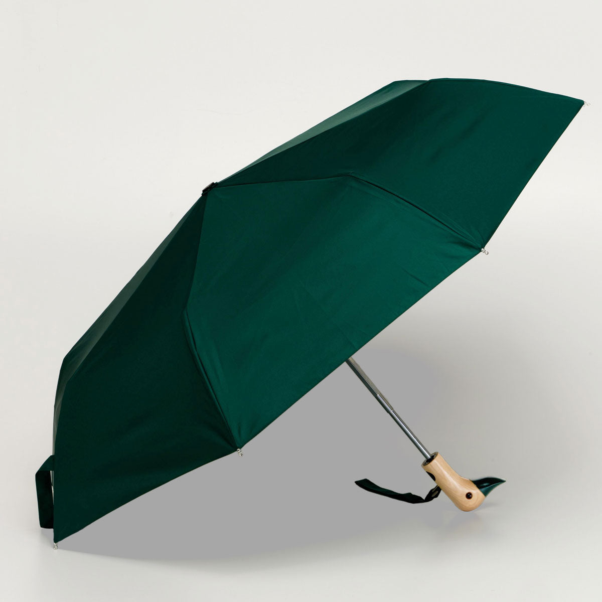 Forest Green Compact Duck Umbrella