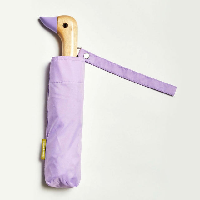 Lilac Eco-Friendly Compact Duck Umbrella
