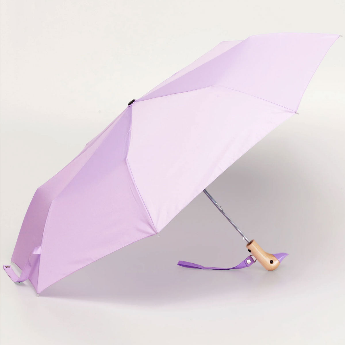 Lilac Eco-Friendly Compact Duck Umbrella