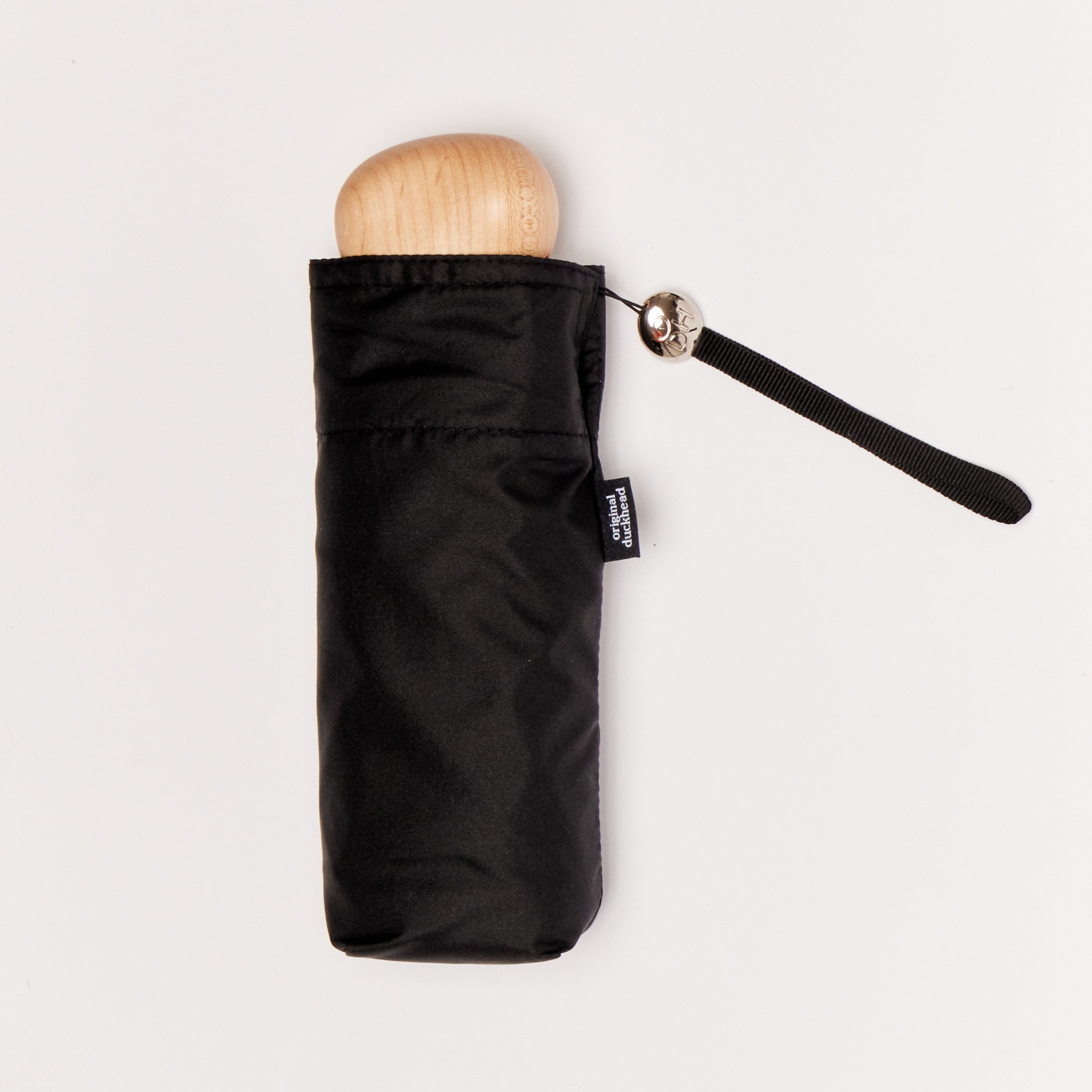 Black Mini Compact Umbrella | Durable & Pocket-Sized Design