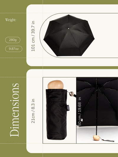 Black Mini Umbrella - Original Duckhead