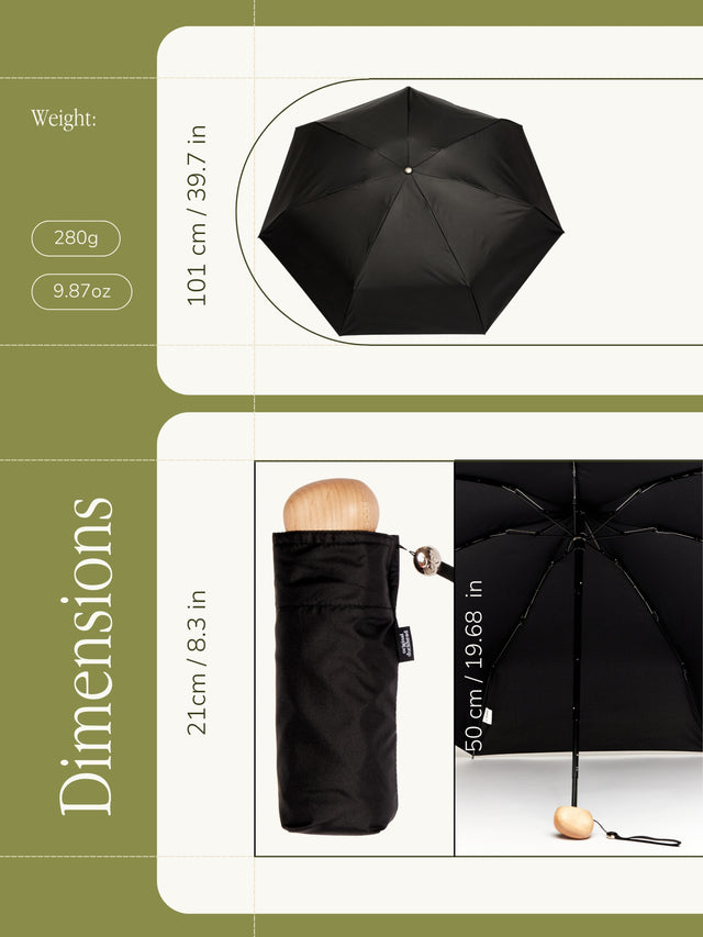 Black Mini Umbrella - Original Duckhead