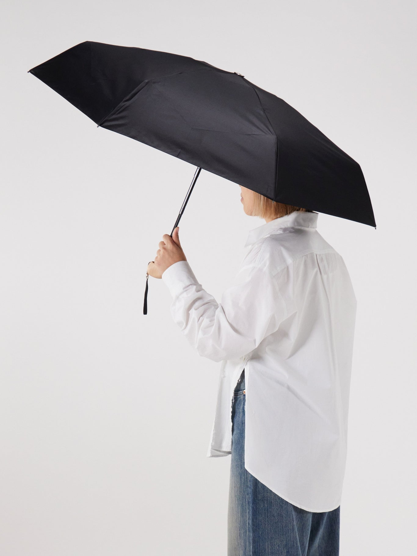 Black Ultra Compact Mini Umbrella