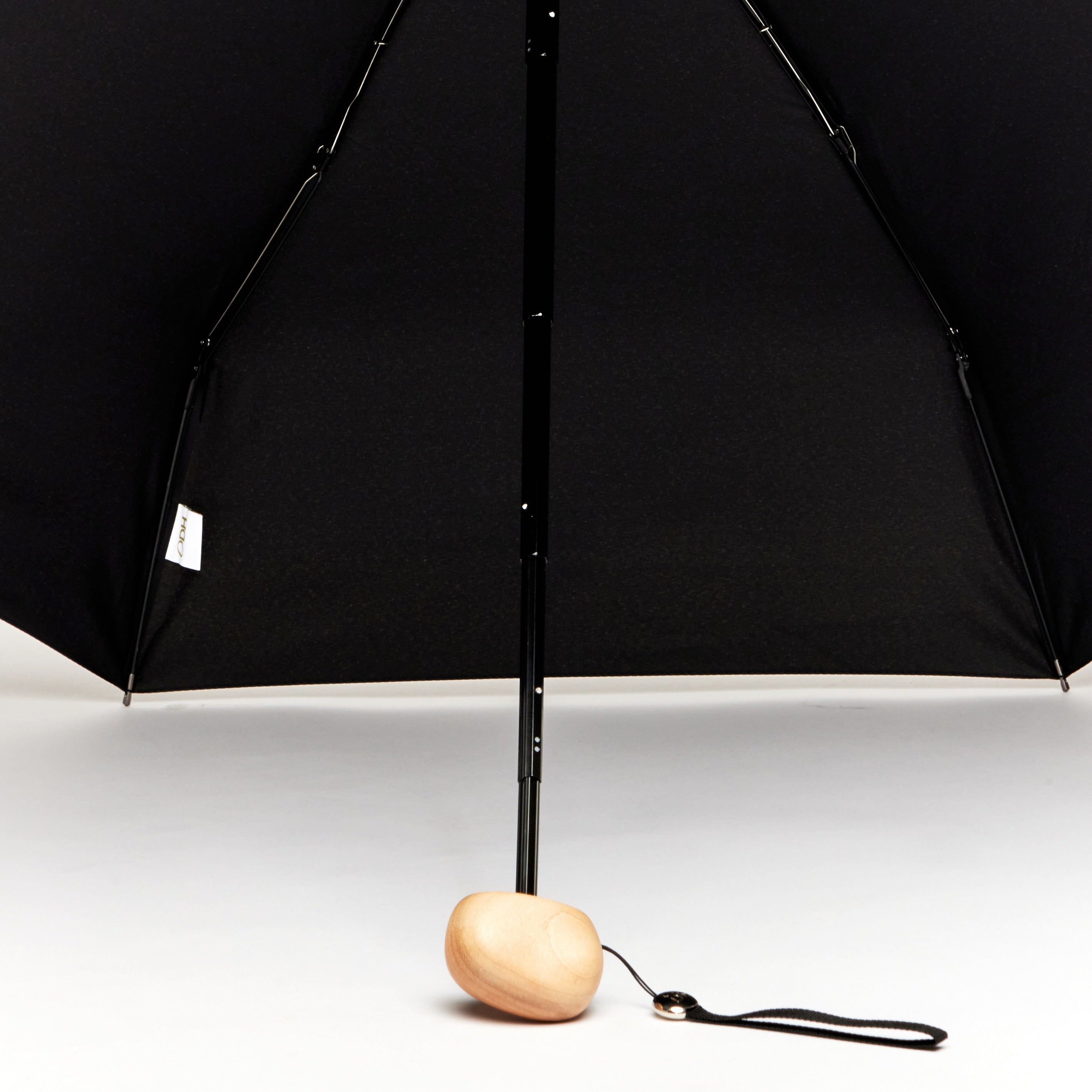 Black Mini Compact Umbrella | Durable & Pocket-Sized Design