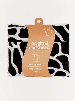 Black & White Ripples Reusable Bag Original Duckhead