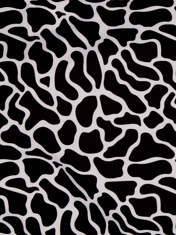 Black & White Ripples Reusable Bag