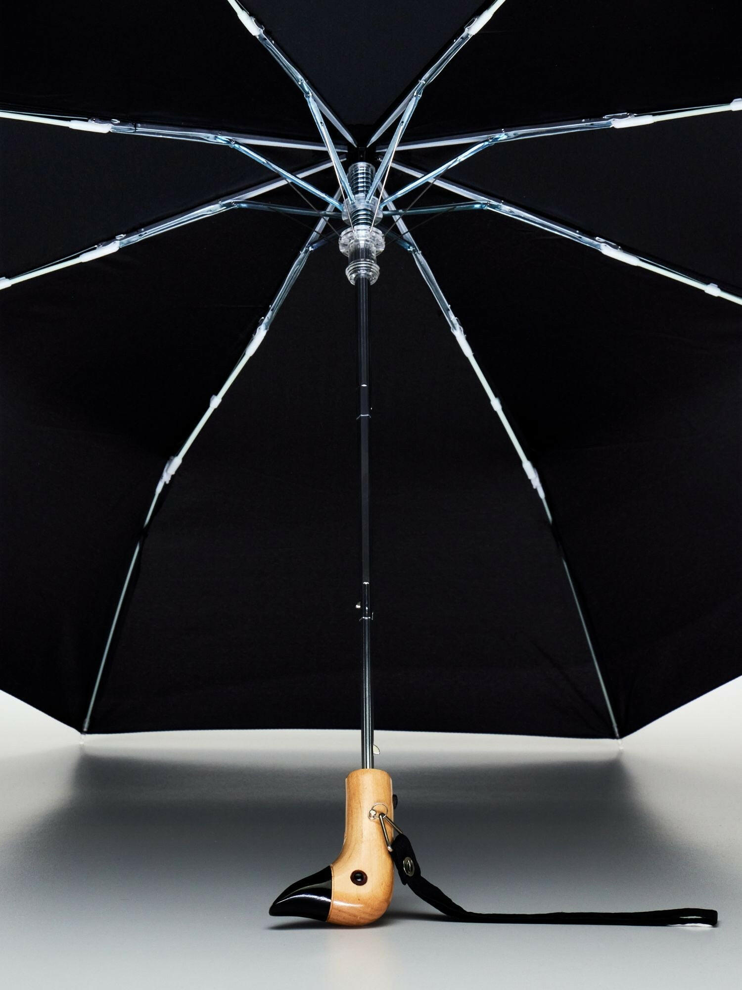 Black Eco-Friendly Umbrella.