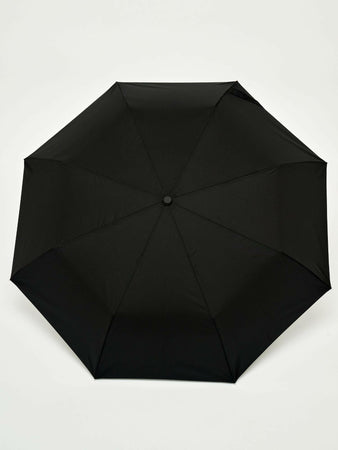 Plain black shop umbrella