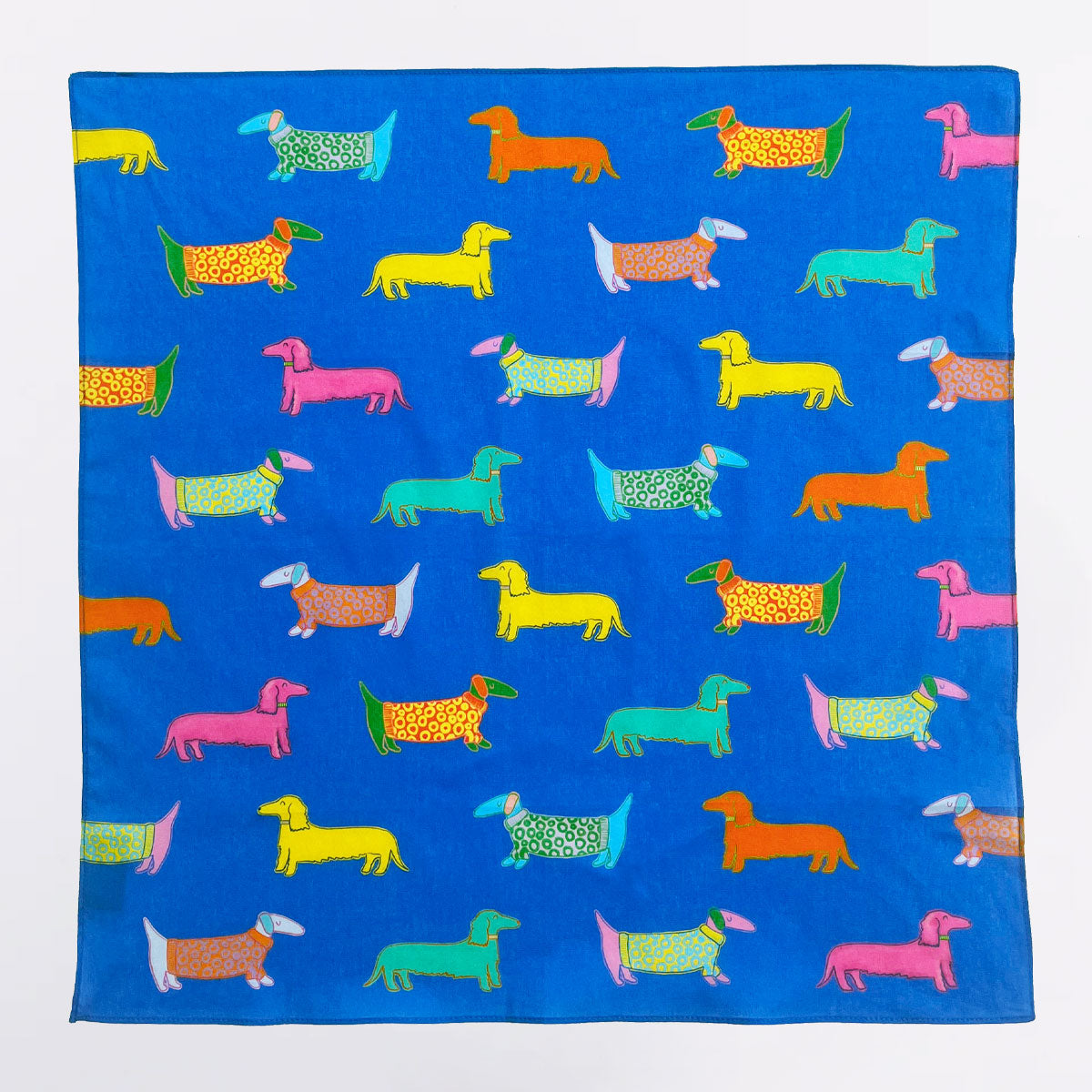 Dogs in Blue Bandana