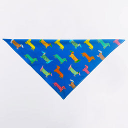 Dogs in Blue Bandana