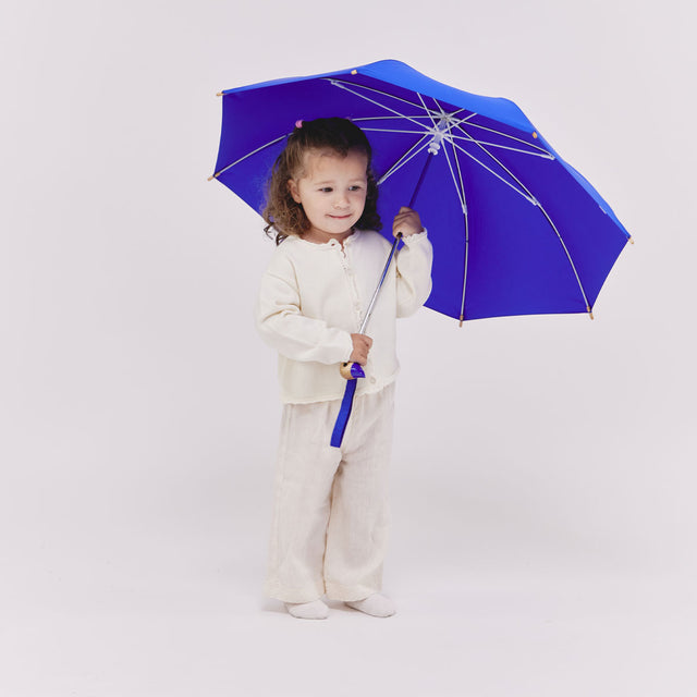 Cobalt Blue Duckling Kids Umbrella
