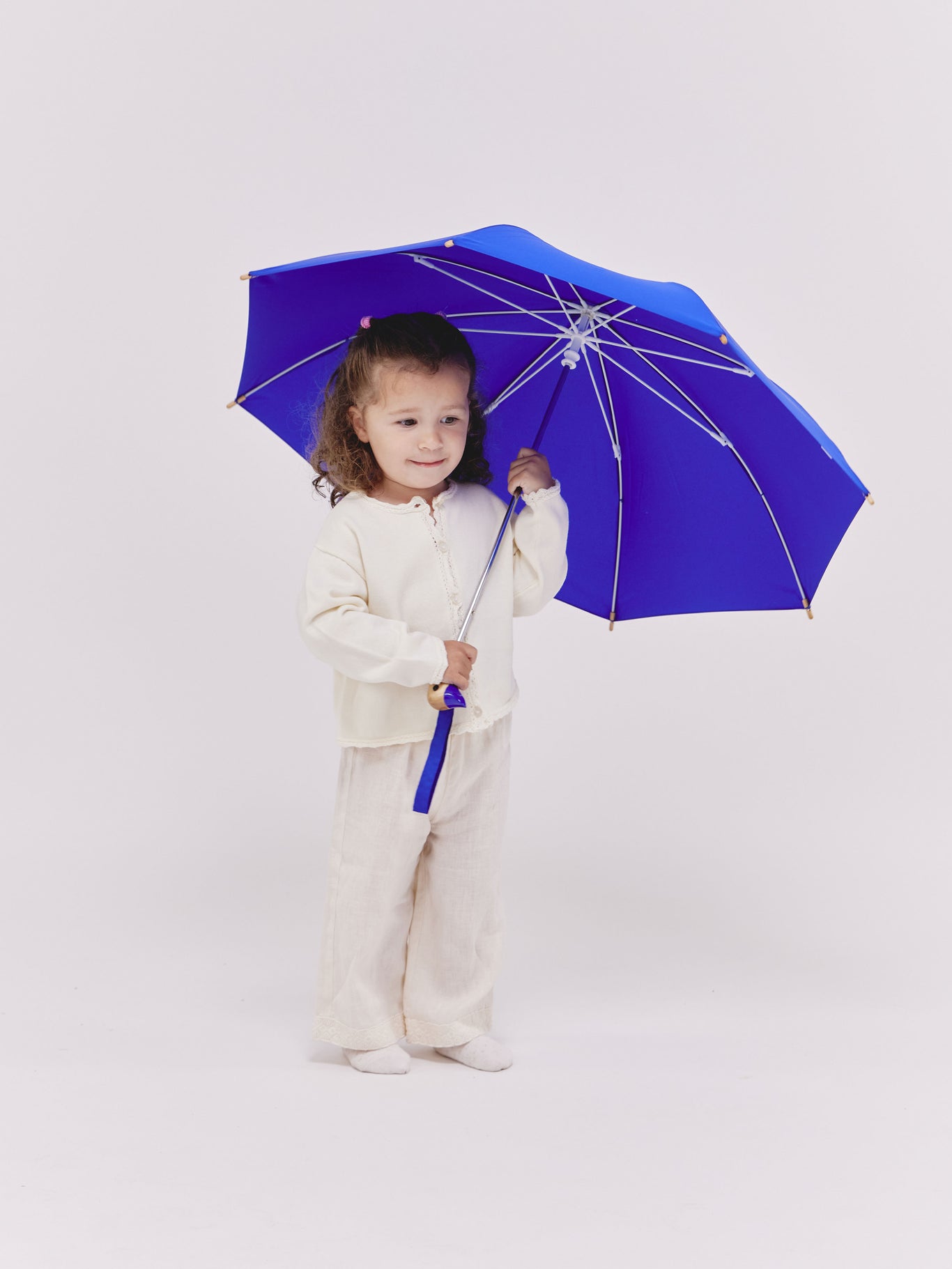 Cobalt Blue Duckling Kids Umbrella