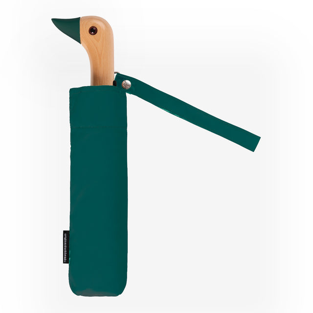 Forest Green Compact Duck Umbrella