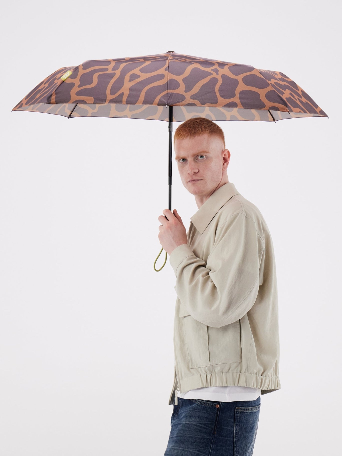 Coffee Ripples Umbrella with Auto Open-Close
