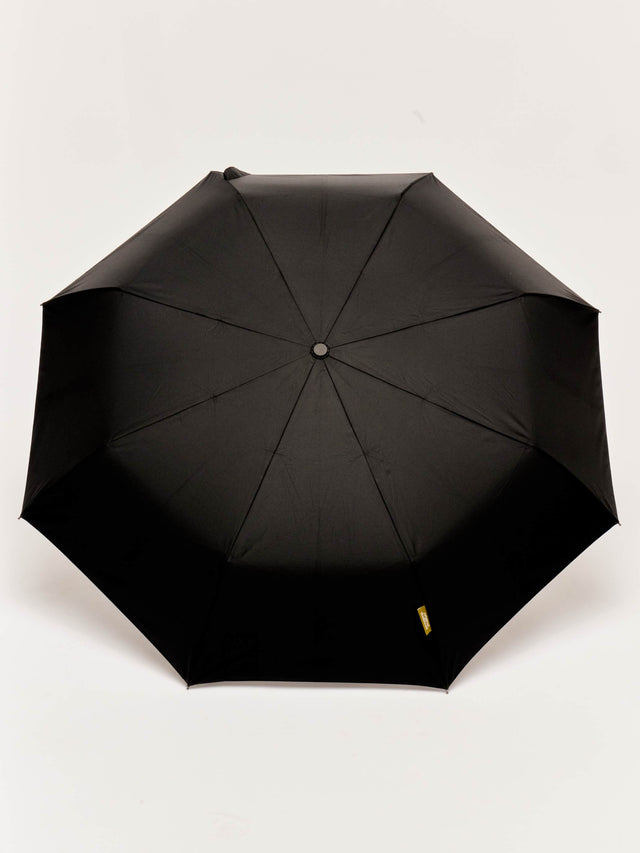 Black Daily Compact Umbrella with Automatic Open-Close Function