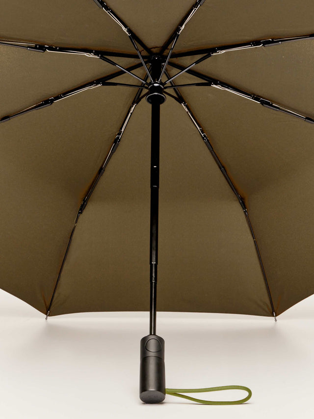 Dark Olive Daily Compact Umbrella with Automatic Open-Close Function