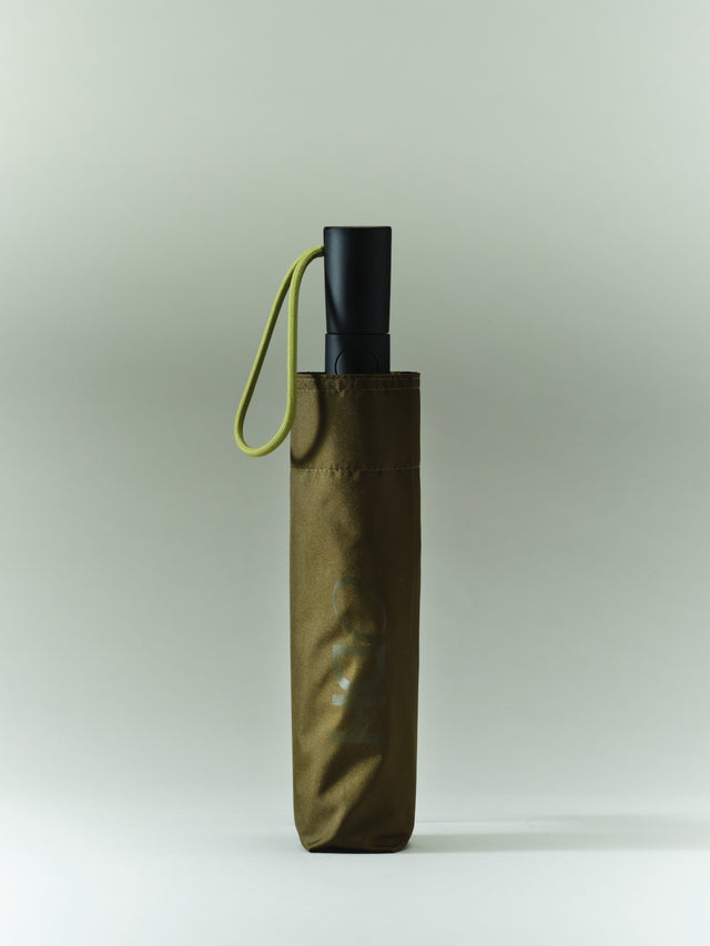 Dark Olive Daily Compact Umbrella with Automatic Open-Close Function