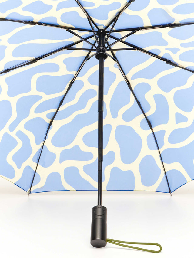 Blue Ripples Daily Compact Straight Umbrella